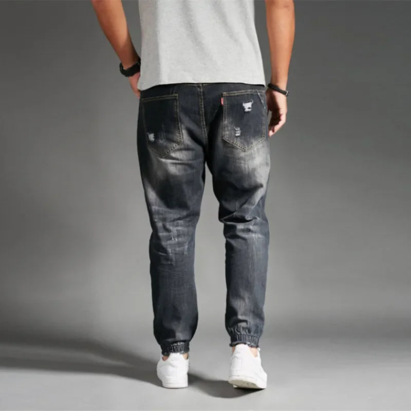 Ripped Denim Jeans for Men