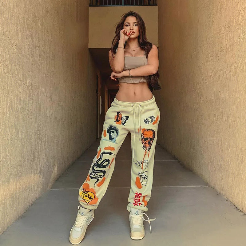Women's Cartoon Sweats / Joggers