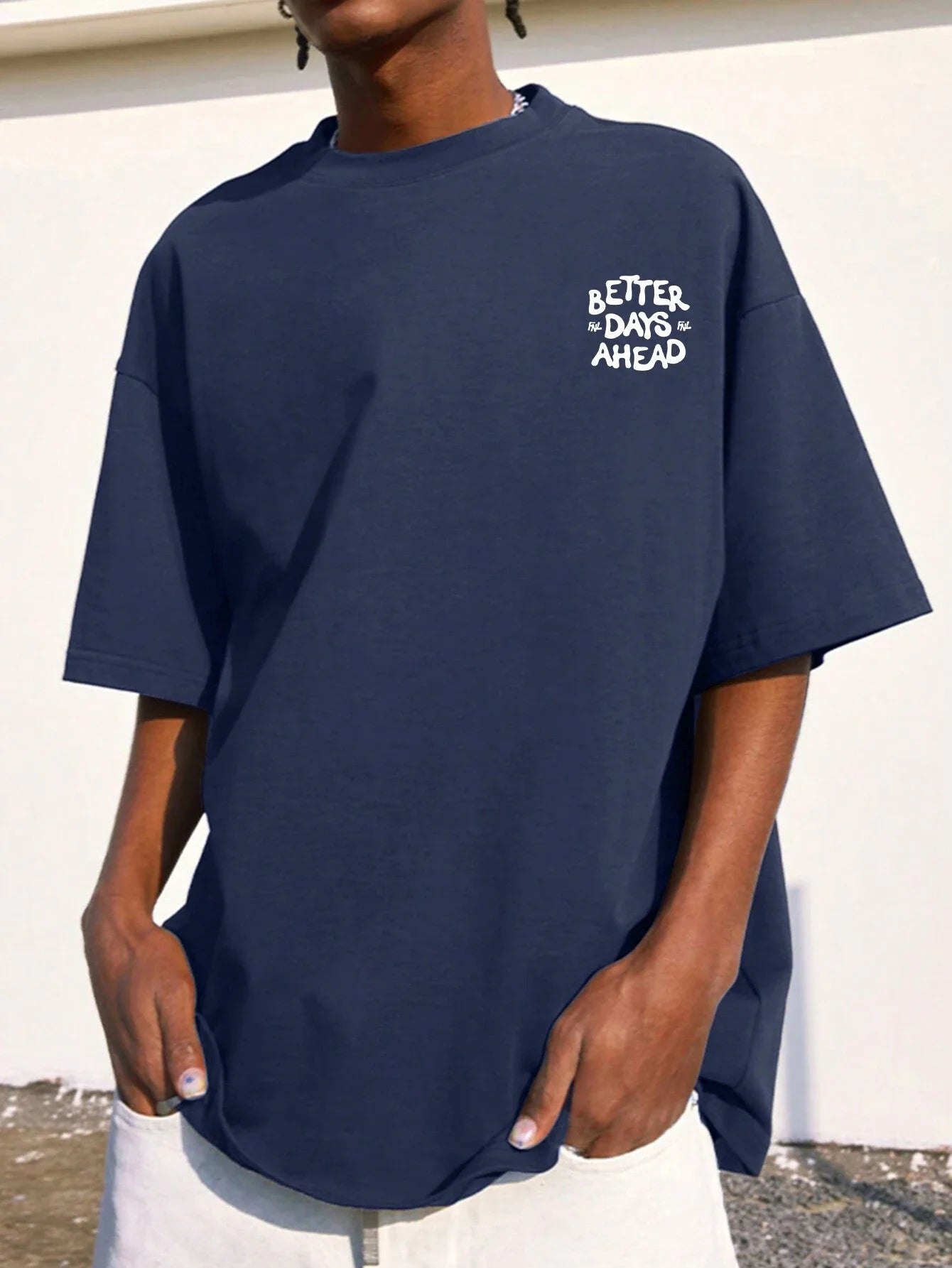 Better Days Ahead Letter Graphic Men Women T-Shirt