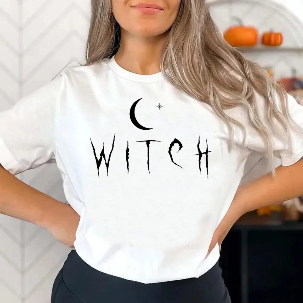 Halloween Witch shirt women Graphic T-Shirt