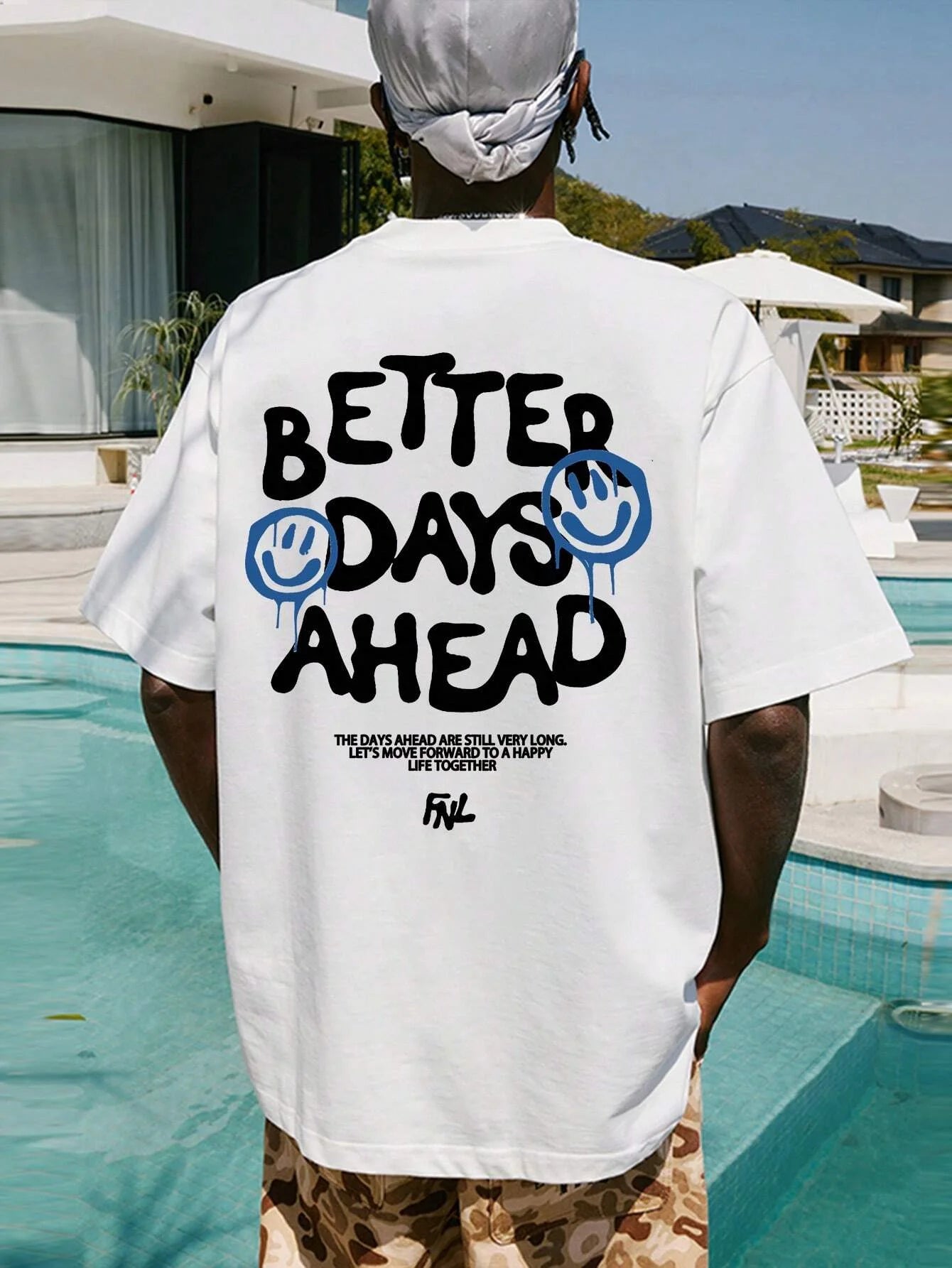 Better Days Ahead Letter Graphic Men Women T-Shirt