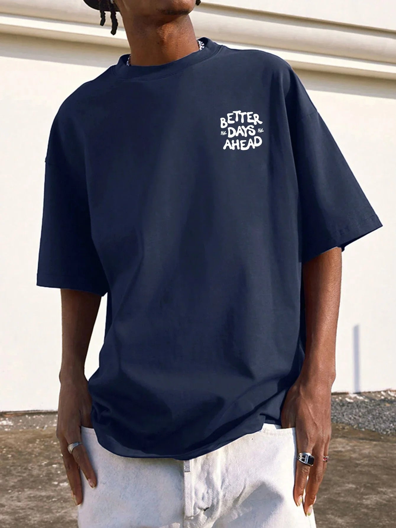 Better Days Ahead Letter Graphic Men Women T-Shirt