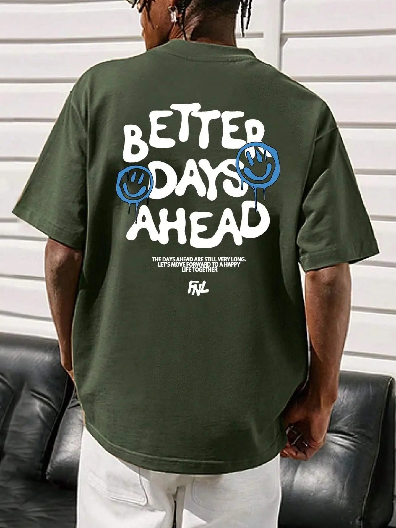 Better Days Ahead Letter Graphic Men Women T-Shirt