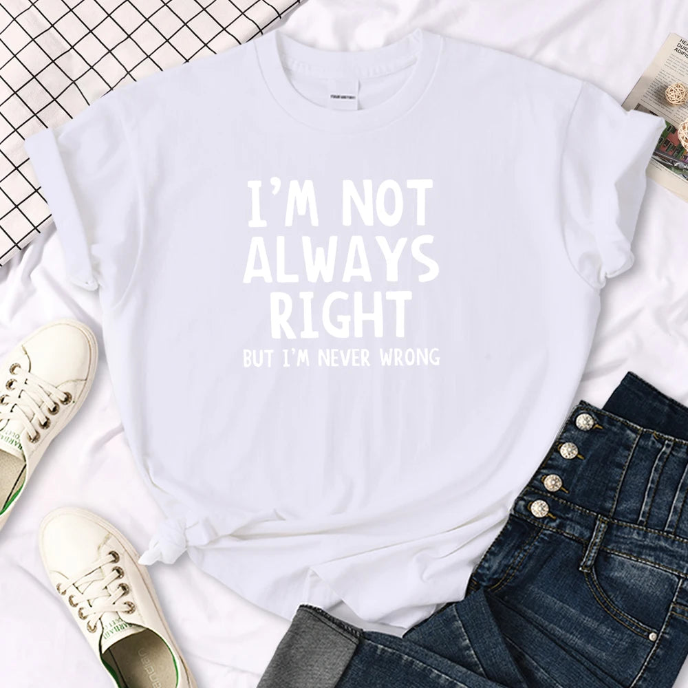Women's I'm Not Always Right T-Shirt