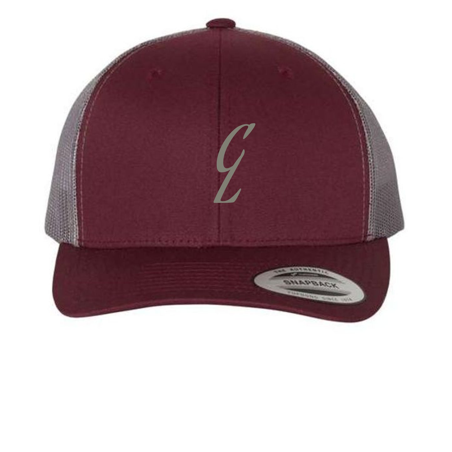 Maroon/ Grey - FRONT